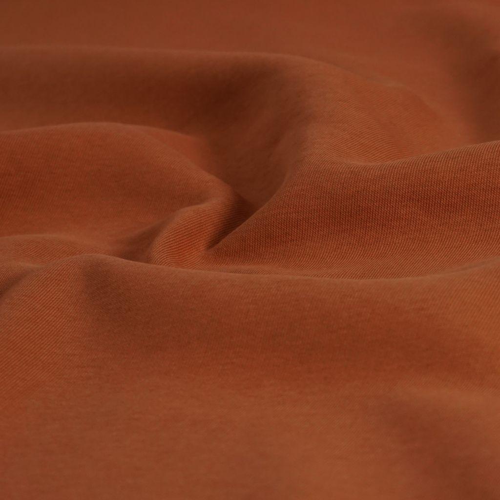 Heavy Sweat Stoff 70% CO uni karamel